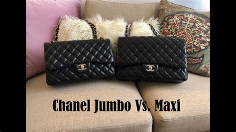 chanel jumbo vs maxi|difference between chanel maxi and jumbo.